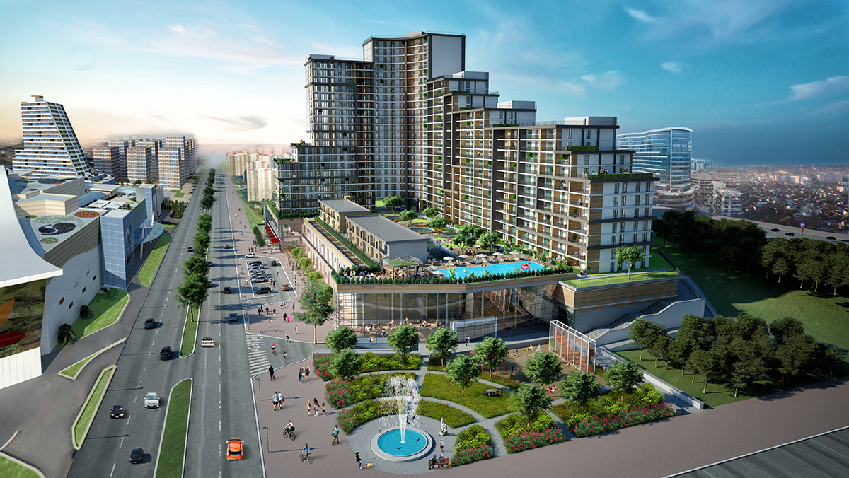 Residence Istanbul Esenyurt opposite Akbati mall with its huge Entertainment Park 9